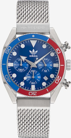 ADIDAS ORIGINALS Analoog horloge in Zilver: voorkant