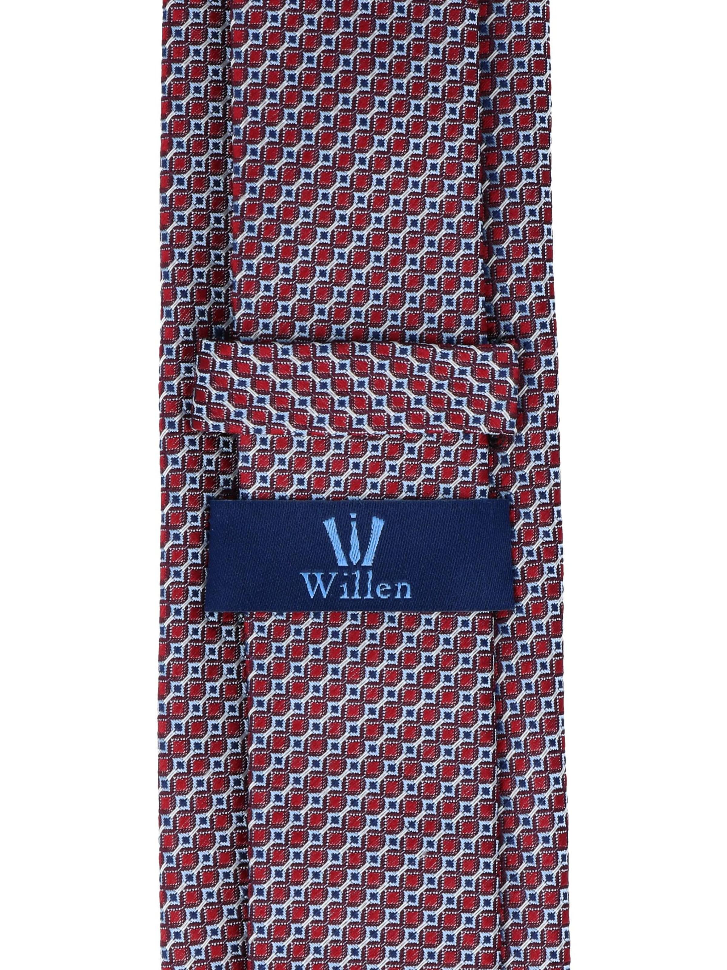 WILLEN Tie 'Minimal' in Red
