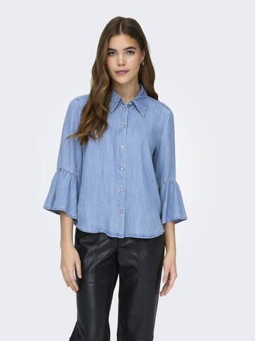 ONLY Blouse in Blauw: voorkant