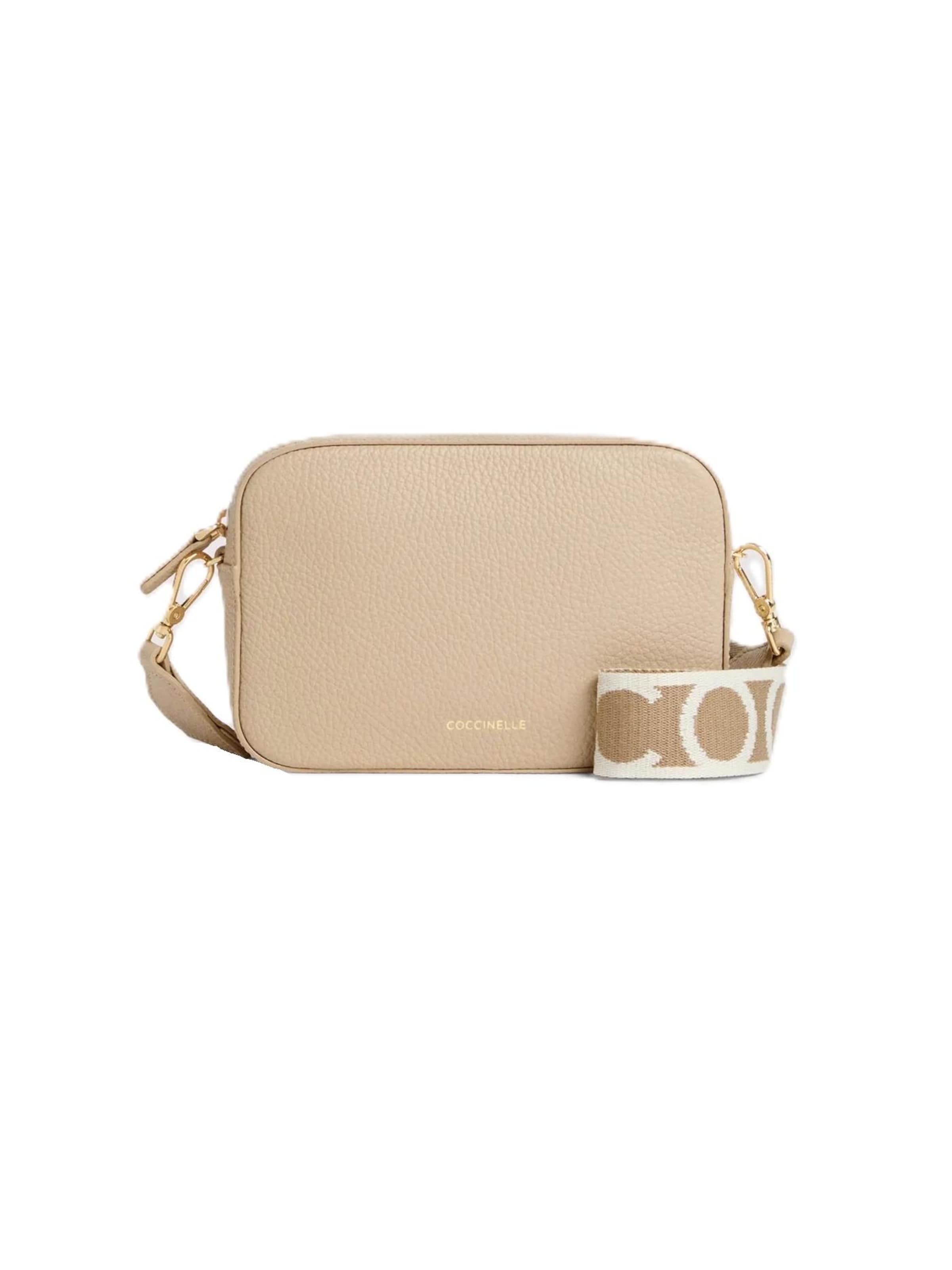 Coccinelle Schultertasche 'E5MN555I101' in Beige: Vorderseite
