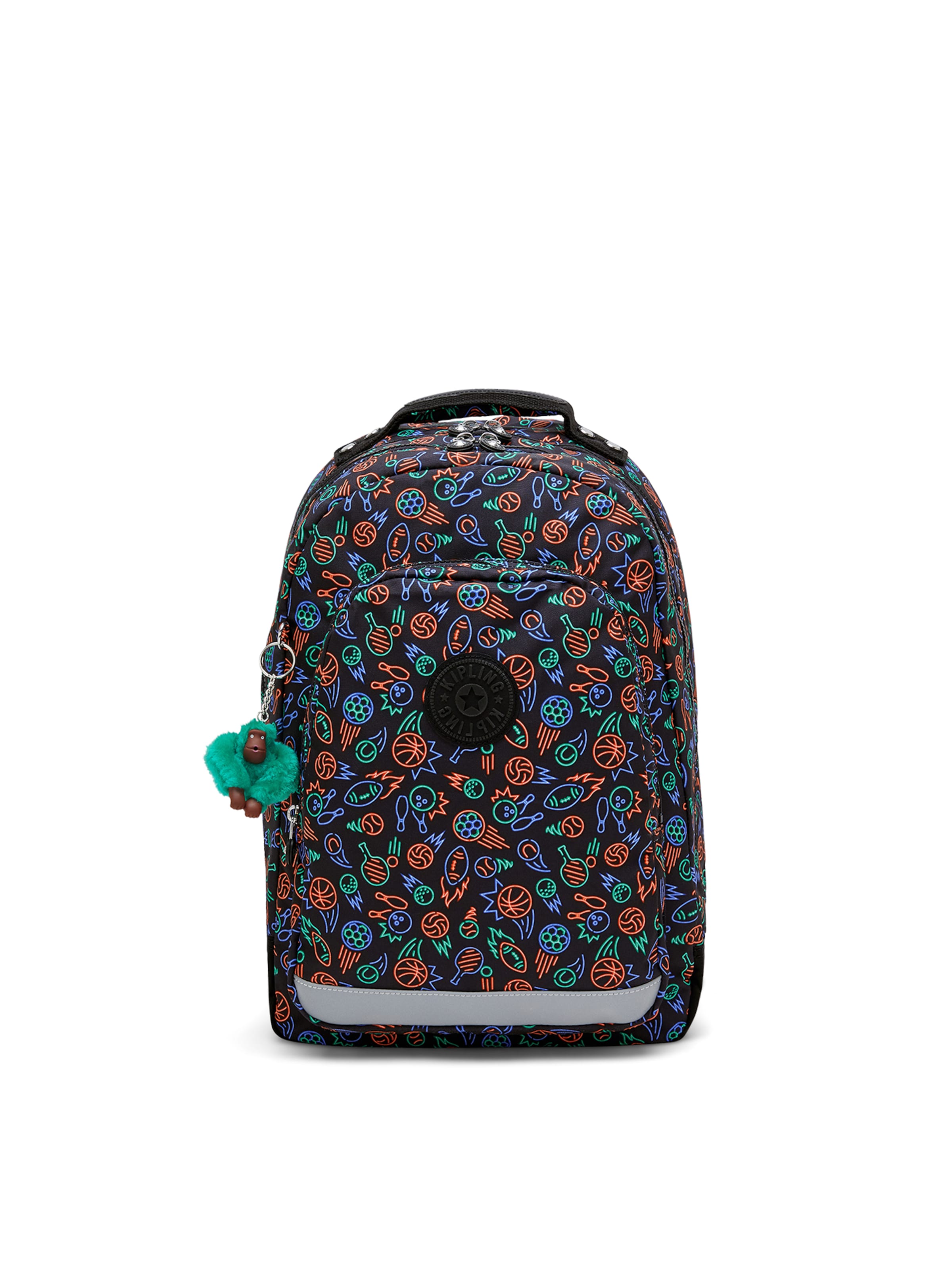 KIPLING Batoh 'Class Room' – černá: přední strana