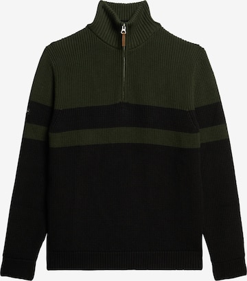 Pull-over Superdry en vert : devant
