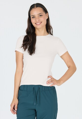Athlecia Functioneel shirt 'Tinashe V2' in Wit: voorkant