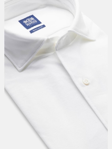 Boggi Milano Regular Fit Skjorte i hvid