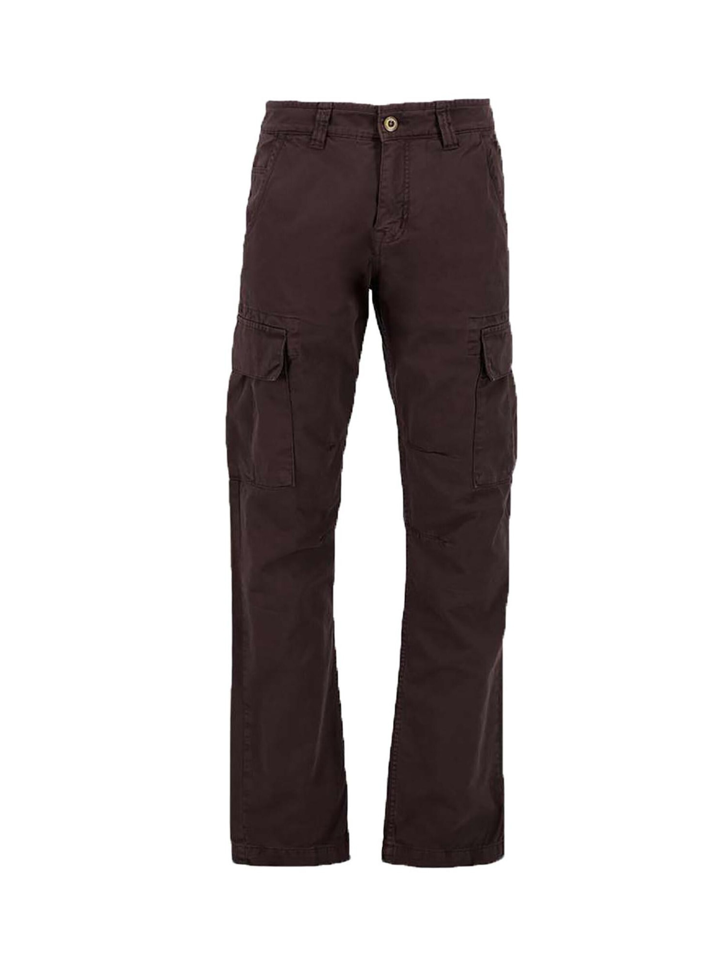 ALPHA INDUSTRIES Regular Cargohose 'Agent'‌‌‌ in Braun: Vorderseite