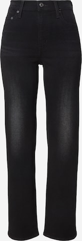 LEVI'S ® Džíny '723 HIGH RISE STRAIGHT' – černá: přední strana