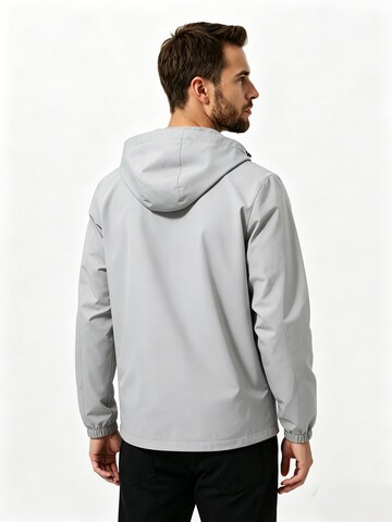 YOUTHUP Athletic Jacket 'Kombi' in Grey