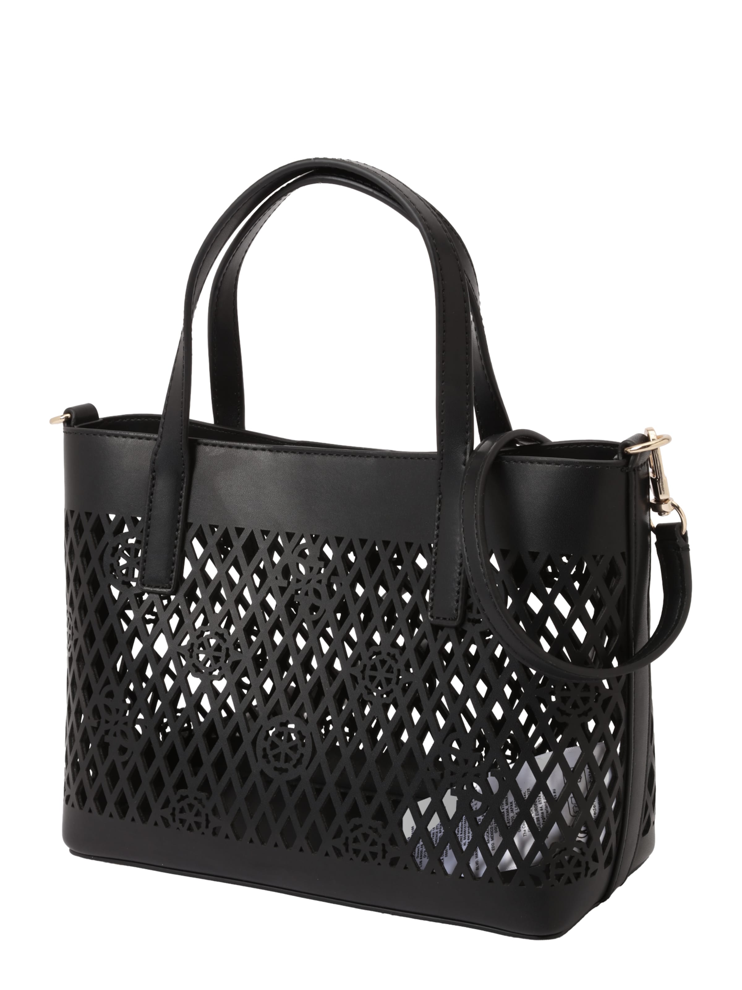 GUESSRučna torbica 'LETTY' - crna boja