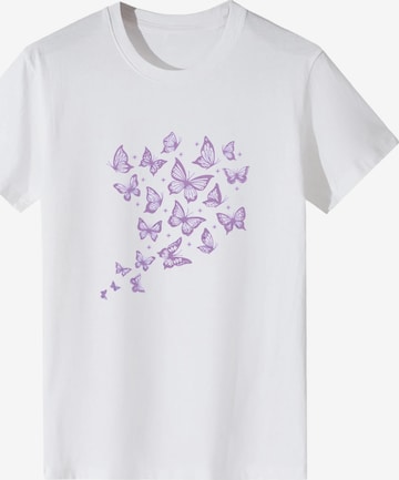 T-shirt LapaPlus en blanc : devant
