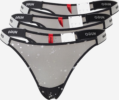 HUGO String in schwarz / silber, Produktansicht