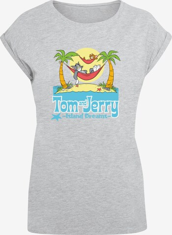 T-shirt 'Tom And Jerry - Hammock Dreams' ABSOLUTE CULT en gris : devant