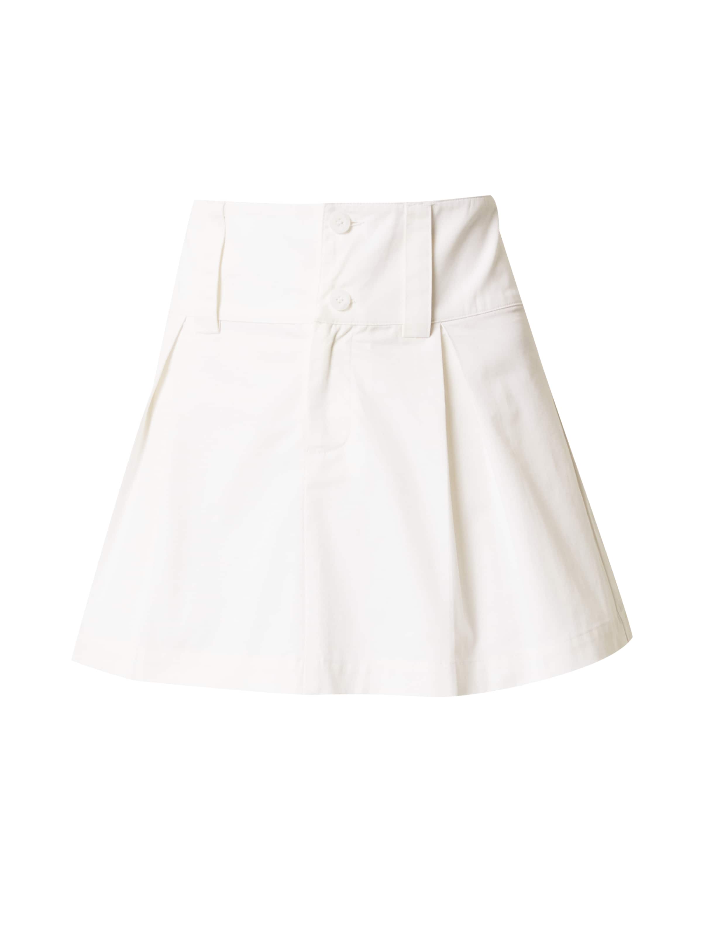 Gina Tricot Φούστα 'Metsi' σε λευκό: μπροστά