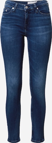 Calvin Klein Jeans Skinny Jeans in Blauw: voorkant