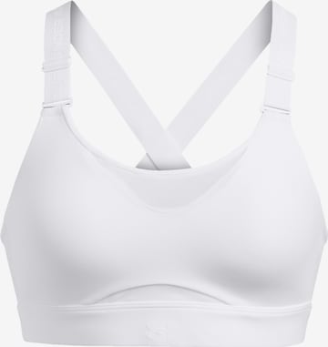 UNDER ARMOUR Bustier Sport bh 'Infinity' in Wit: voorkant