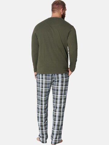 Jan Vanderstorm Long Pajamas ' Helimar ' in Green