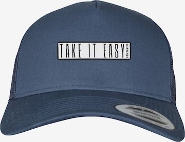 F4NT4STIC Pet 'Take It Easy' in Blauw: voorkant
