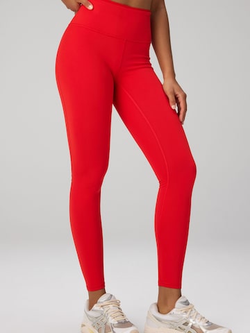 Fabletics Regular Leggings `BOOST POWERHOLD HIGH-WAISTED LEGGING` in Rot: Vorderseite