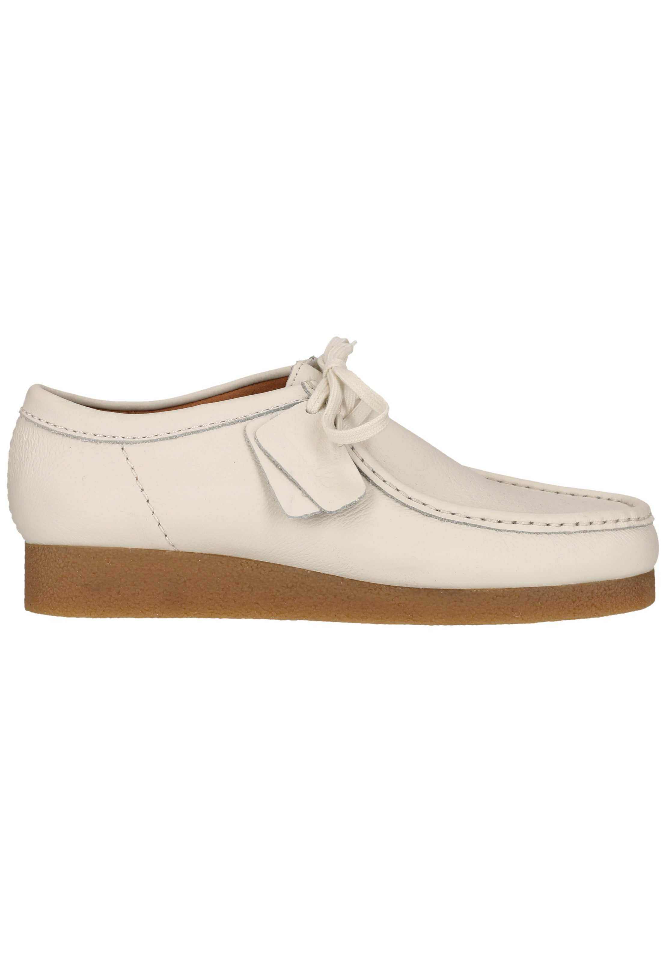 CLARKS Lace-up shoe 'Wallabee EVO' in White