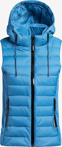 khujo Bodywarmer 'Fabia' in Blauw: voorkant