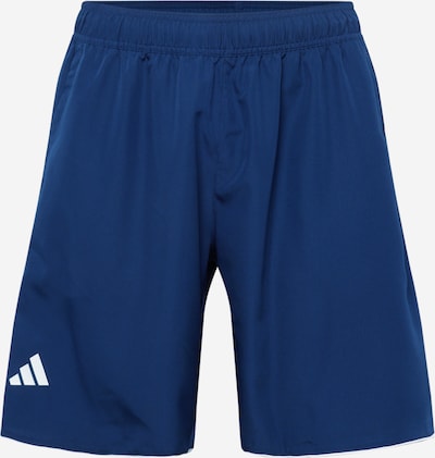 ADIDAS PERFORMANCE Workout Pants 'Club' in marine blue / White, Item view