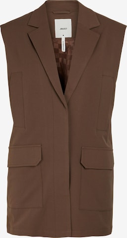 OBJECT Suit Vest 'Sanni' in Brown: front