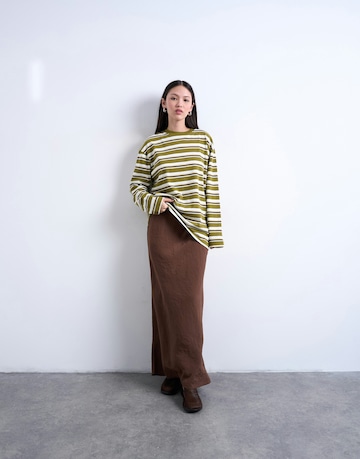 TOPSHOP Φούστα 'ISA BIAS' σε καφέ