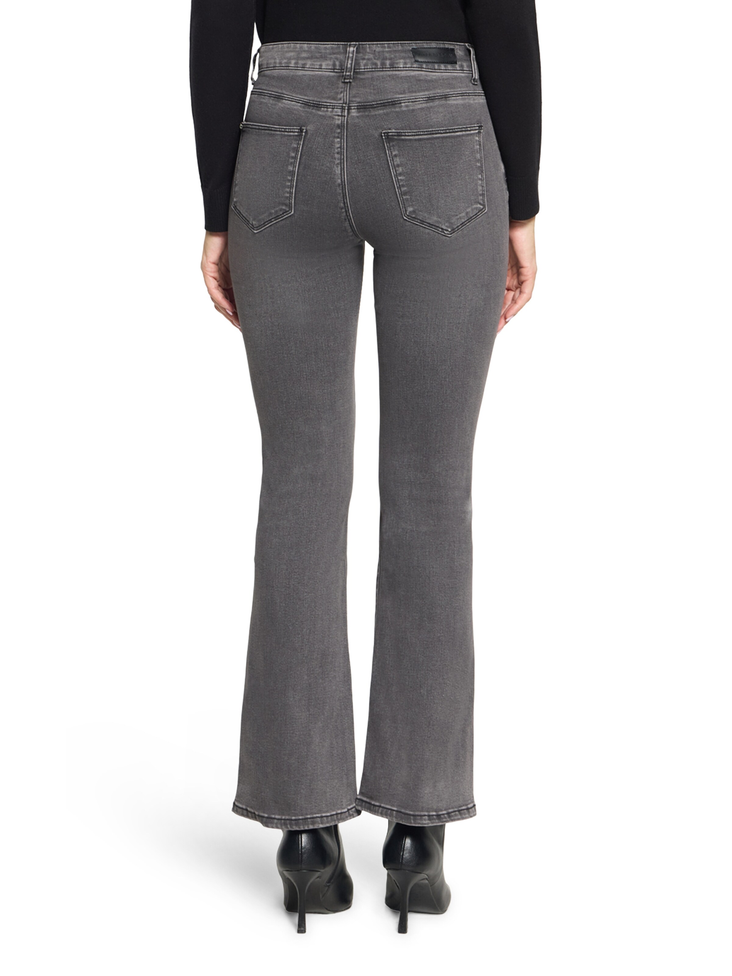 Betty Barclay Slimfit Bootcut Jeans mit Waschung in Grau