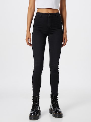 ONLY Skinny Jeansy 'ROYAL' w kolorze czarny: przód