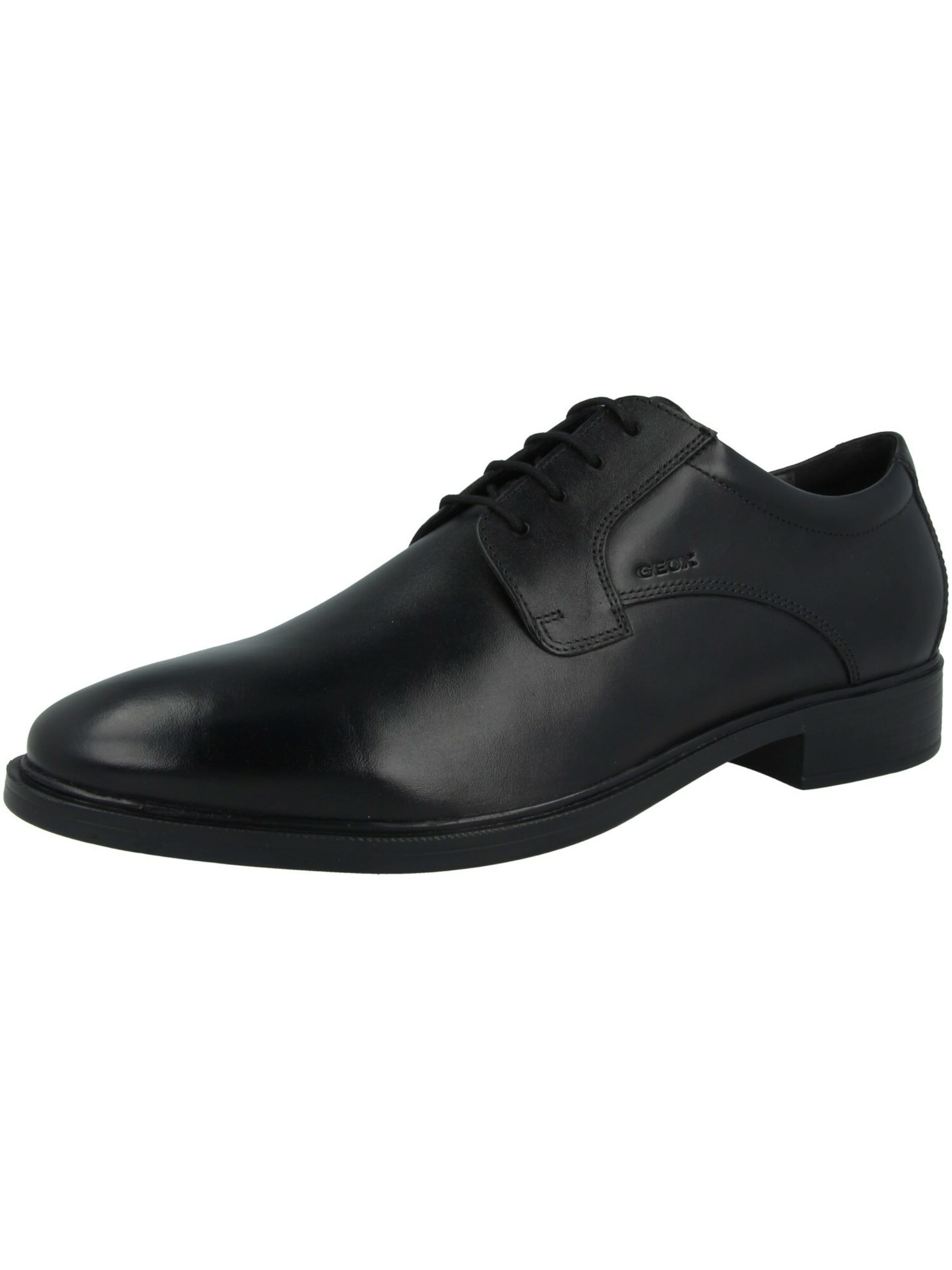 Chaussure à lacets 'U Gladwin A' GEOX en noir : devant