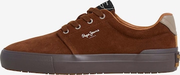 Pepe Jeans Sneakers laag 'Ben' in Bruin: voorkant