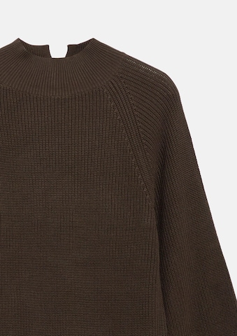 Robes en maille s.Oliver en marron : au dessus