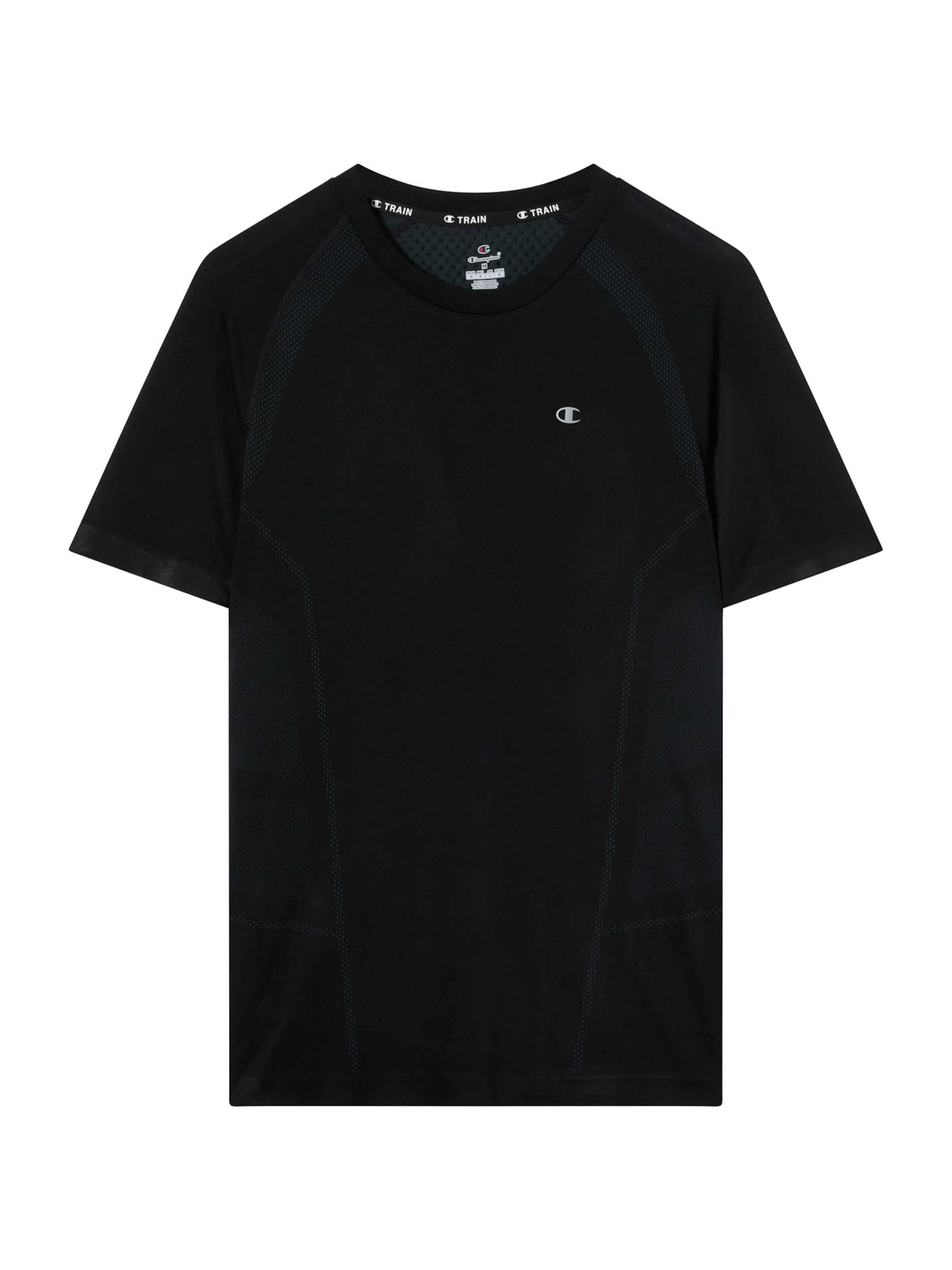 Champion Authentic Athletic Apparel Функциональная футболка в Черный: спереди