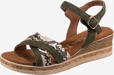 JANE KLAIN Sandale in beige / khaki, Produktansicht