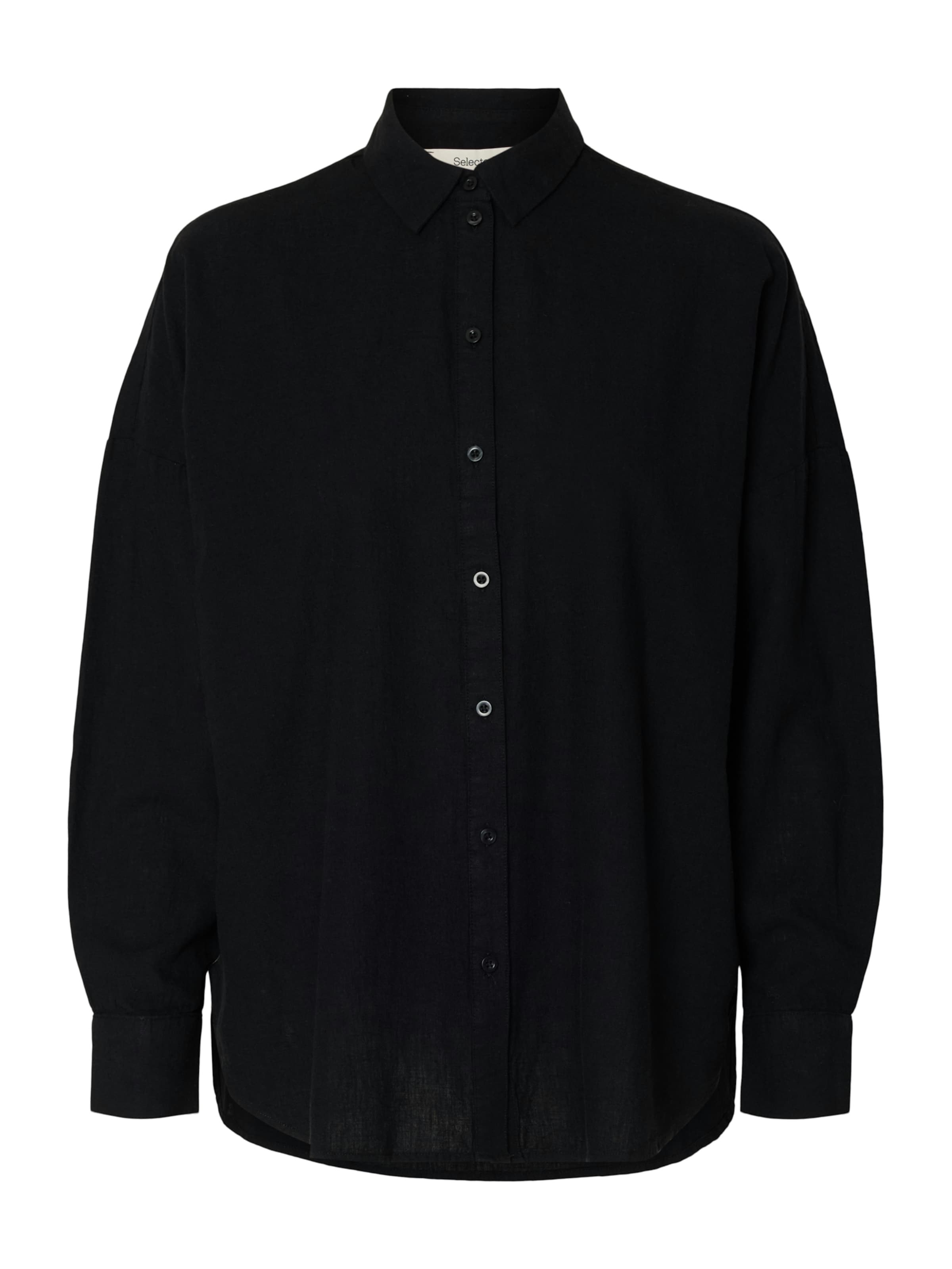 SELECTED FEMME Blúz 'SLFLINNIE-NOVA' - fekete: elől