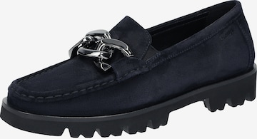 SIOUX Moccasins in Blue: front