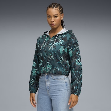 PUMA Sports sweatshirt in Green: front