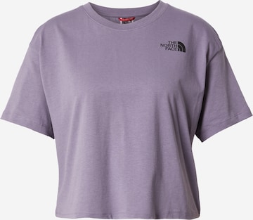 THE NORTH FACE - Camisa funcionais em roxo: frente