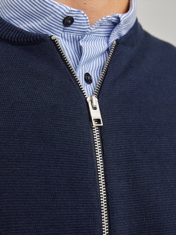 Geacă tricotată 'JWHCALVIN' de la JACK & JONES pe albastru