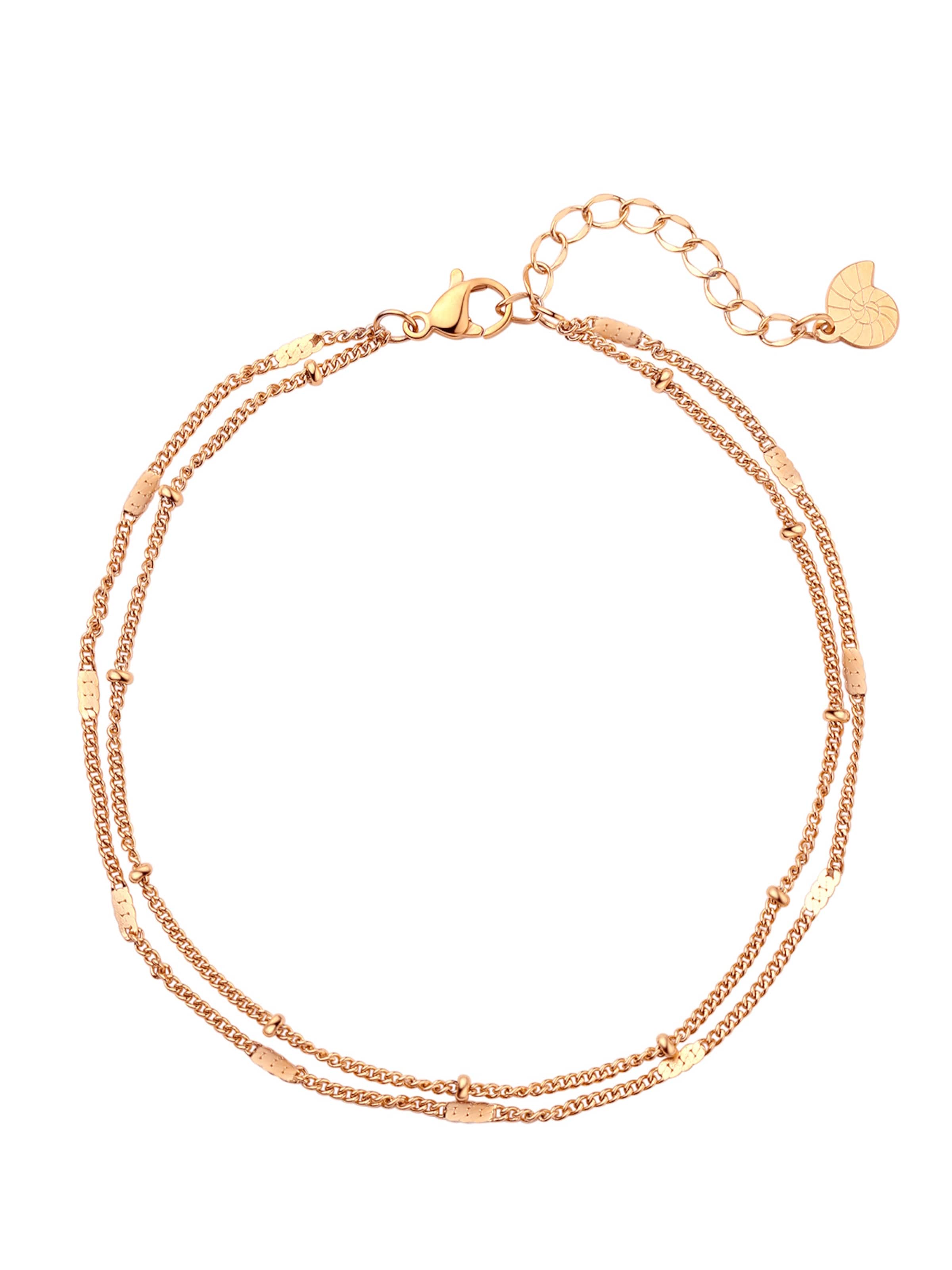 Gioiello per i piedi 'Duo Mix' di Hey Happiness in oro