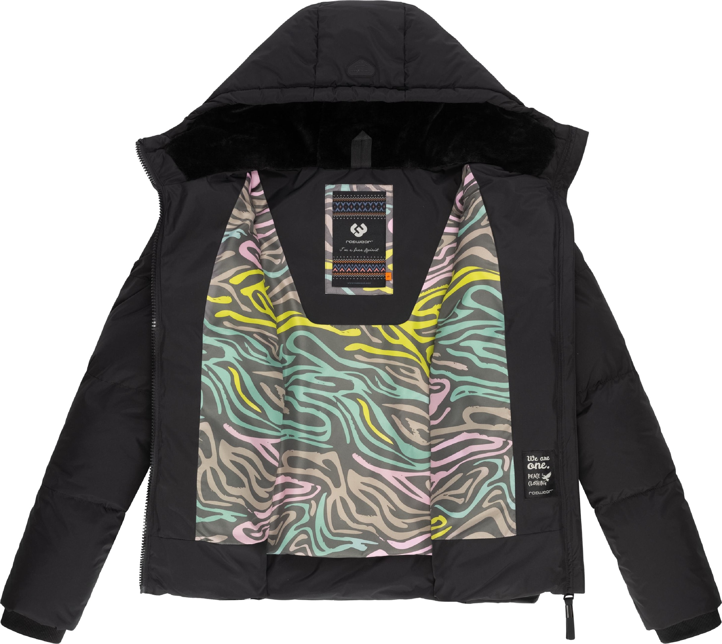 juoda Ragwear Funkcinė striukė  'Briony'