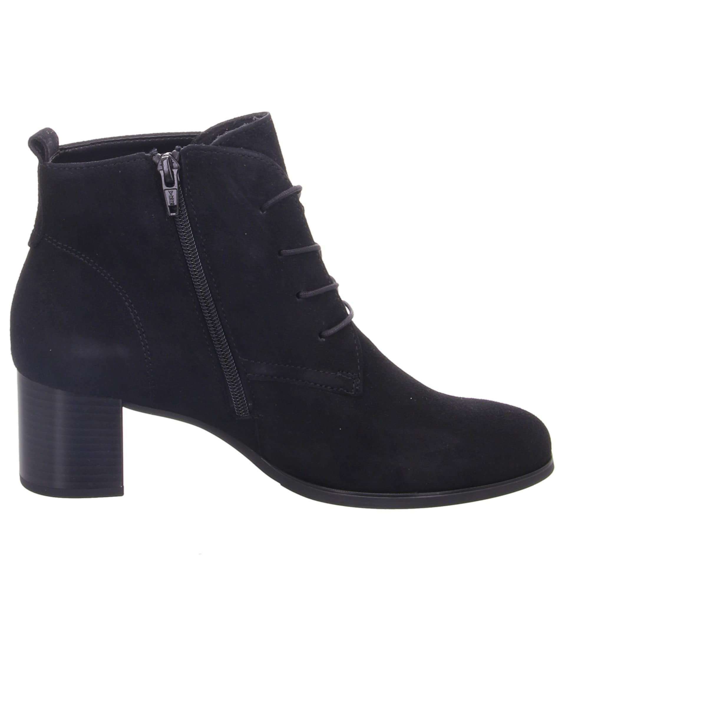 GABOR Schnürstiefelette in Schwarz