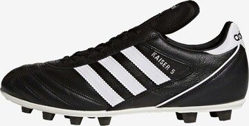 ADIDAS PERFORMANCE Soccer Cleats 'Kaiser 5 Liga' in Black: front