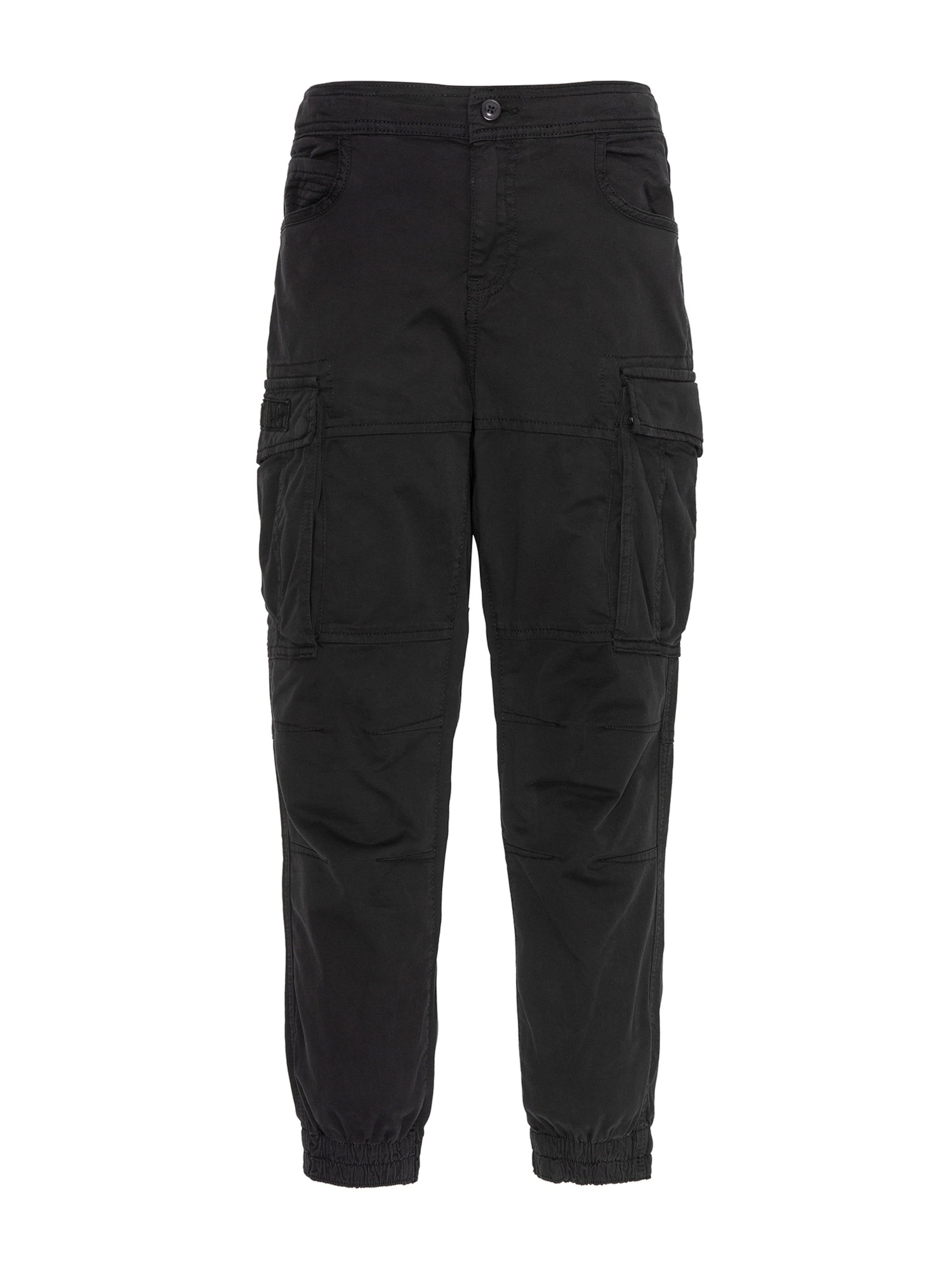 Regular Pantalon Schott NYC en noir : devant