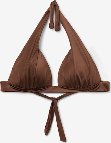 CALZEDONIA Triangel Bikinitop in Braun: Vorderseite