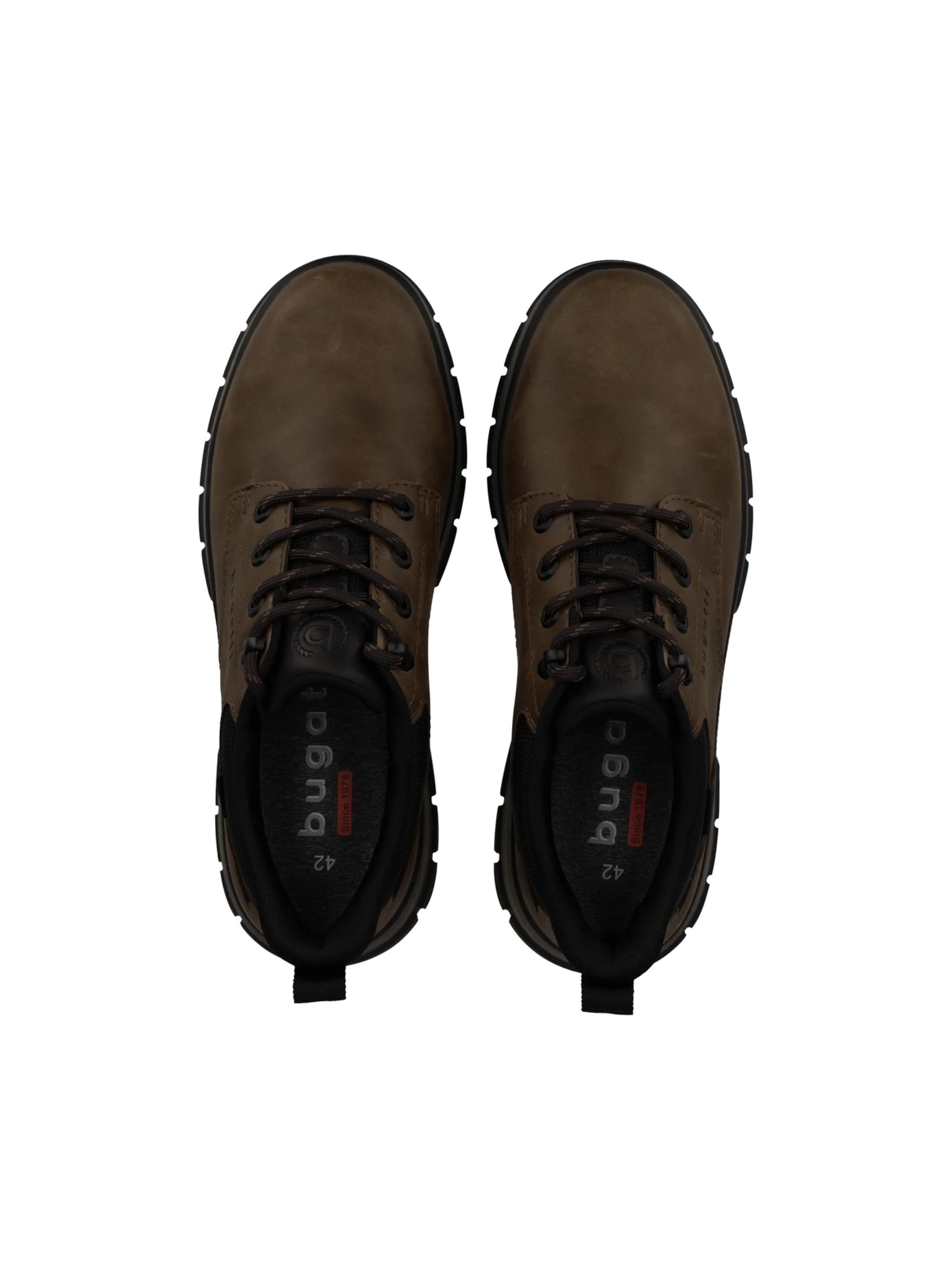 Scarpa stringata di bugatti in marrone
