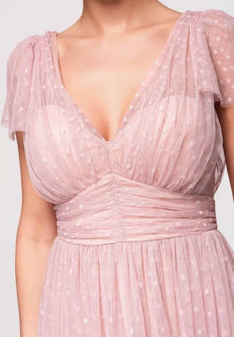 Ombre Abendkleid in Beige