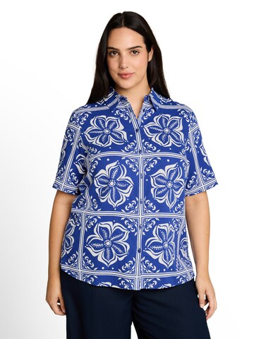 Tom Tailor Women + Bluse in Blau: Vorderseite