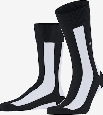 BURLINGTON Socken 'Retro Lines' in Schwarz: Vorderseite