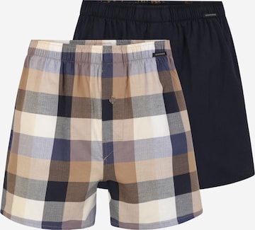 uncover by SCHIESSER Boxershorts 'Fun Prints' i beige: framsida