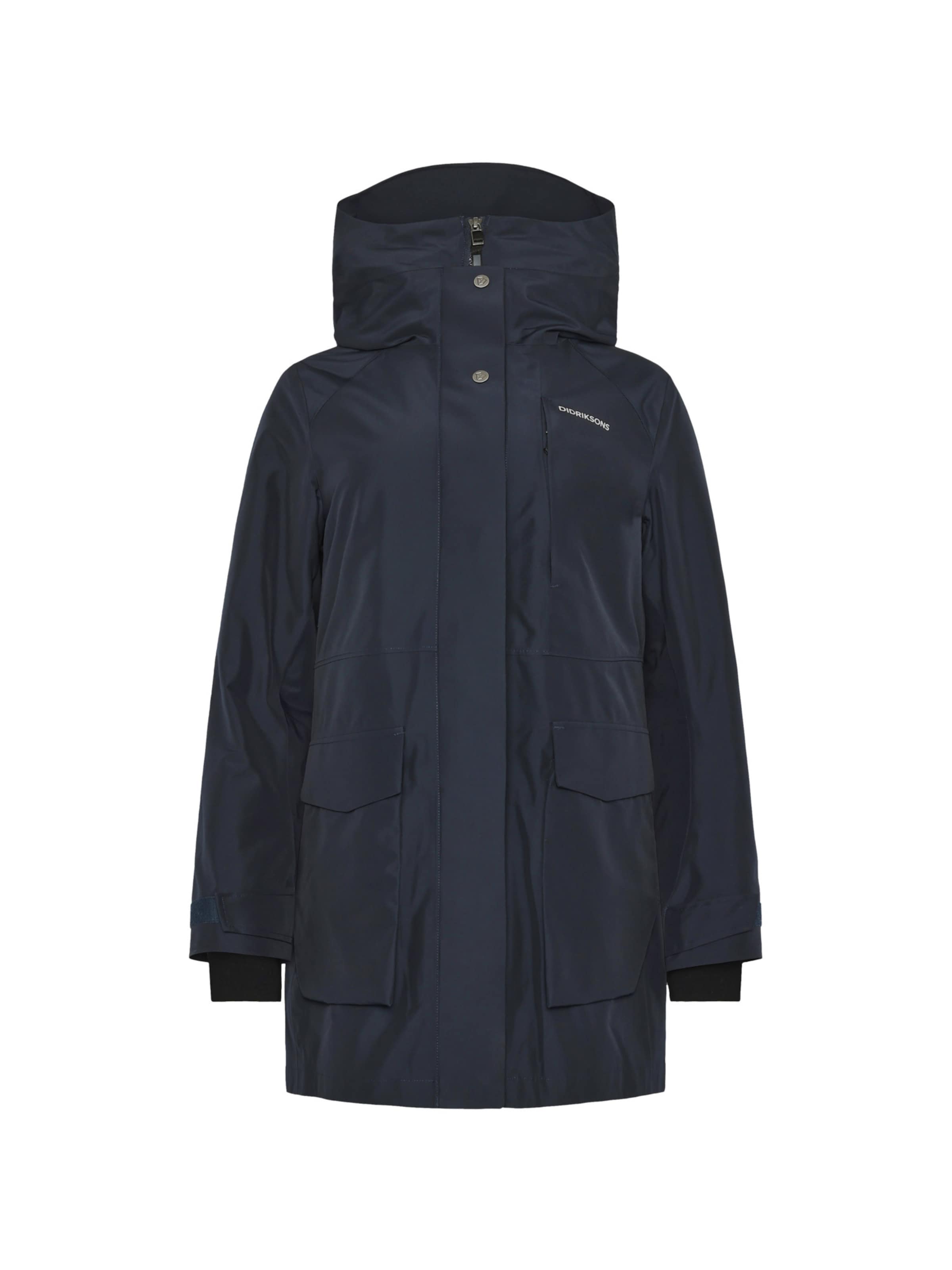 Parka invernale 'Harriet' di Didriksons in blu: frontale